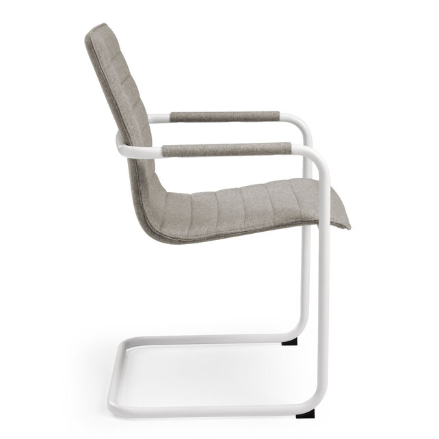 Vergaderstoel MY workplace 04 Design wit - grijs
