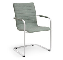 Vergaderstoel MY workplace 04 Design wit - groen
