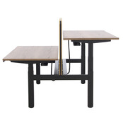 Duo zit sta bureau Flow Petfelt zwart