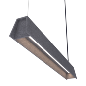 Mute akoestische hanglamp Grey