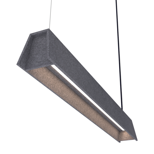 Mute akoestische hanglamp Grey