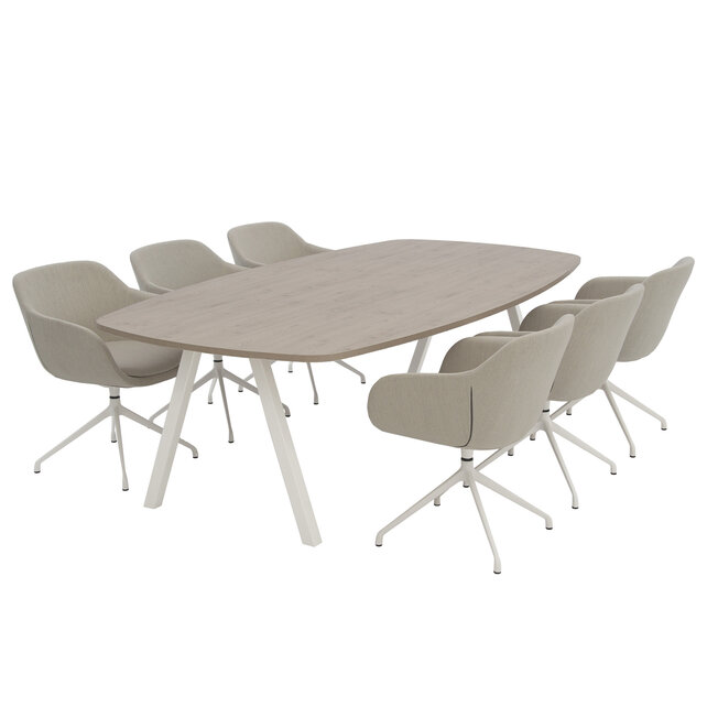 Vergadertafel LAB Deens ovaal