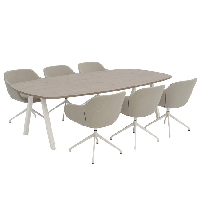 Vergadertafel LAB Deens ovaal