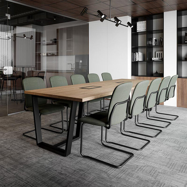 Vergaderstoel Hens sledeframe