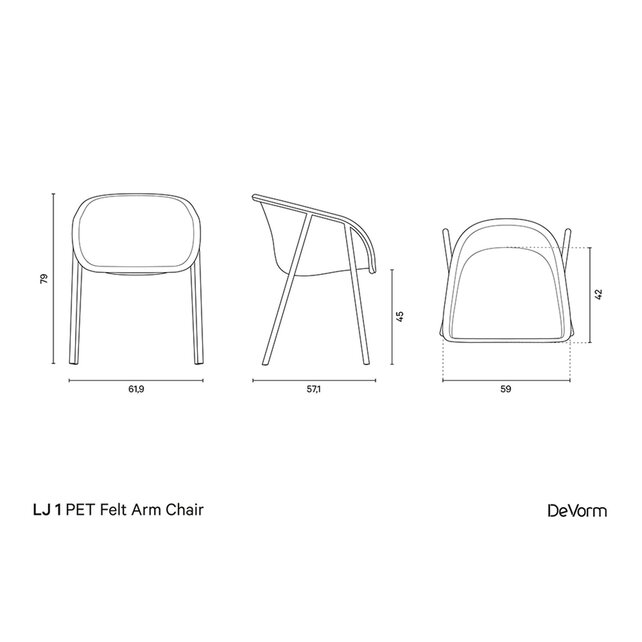 Stoel De Vorm LJ1 Stoel De Vorm LJ1