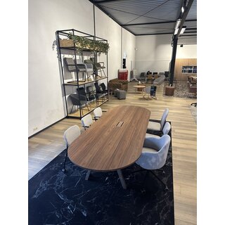 Showroom opruiming:  vergadertafel MR Big 320x120  American Walnut