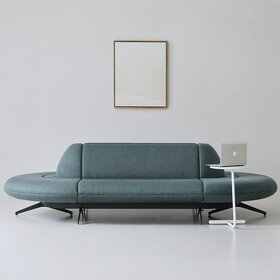 Modulaire bank Cookie ovaal