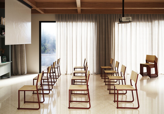 Aluminium kantinestoel GT01