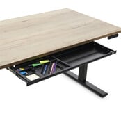 Zit-sta bureau Flow zwart frame | DEAL