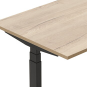 Zit-sta bureau Flow zwart frame | DEAL