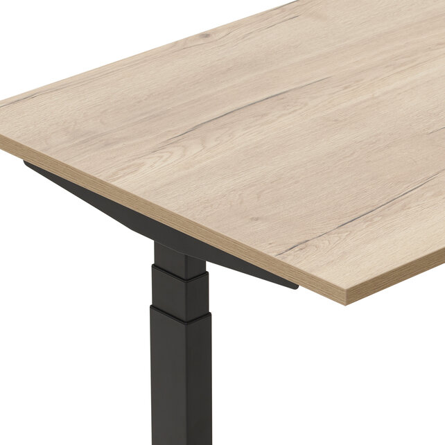 Zit-sta bureau Flow zwart frame BLACK FRIDAY