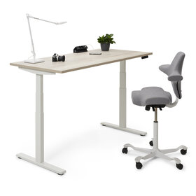 Zit-sta bureau Flow | wit frame BLACK FRIDAY