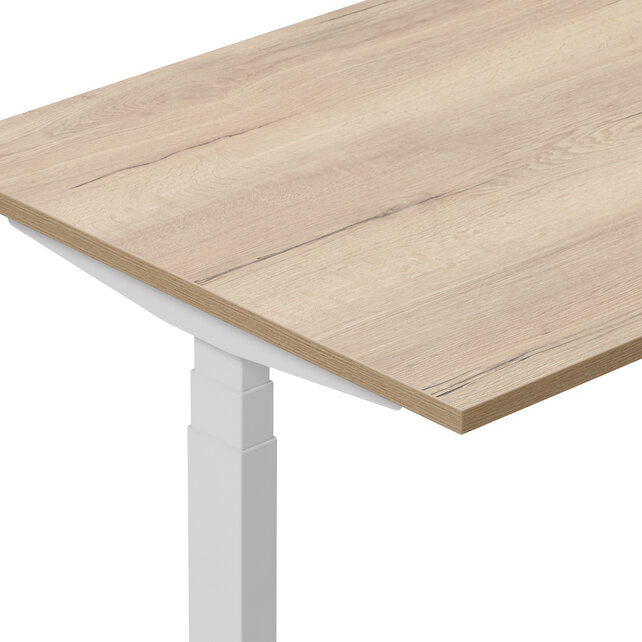 Zit-sta bureau Flow wit frame | DEAL