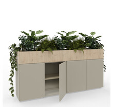 Kantoorkast met plantenbak Greenbox