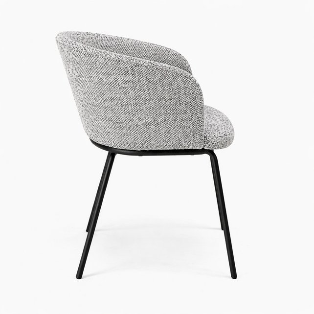 Vergaderstoel Leaf | zwart frame