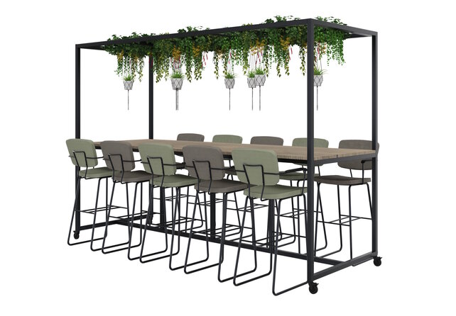 Bartafel Move 110h met dakelement