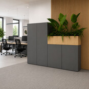 Kantoorkast met plantenbak Flora