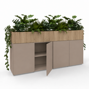 Kantoorkast met plantenbak Greenbox