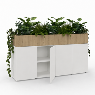 Kantoorkast met plantenbak Greenbox