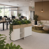 Kantoorkast met plantenbak Greenbox