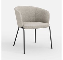 Vergaderstoel Leaf | zwart frame