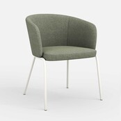 Vergaderstoel Leaf | wit frame