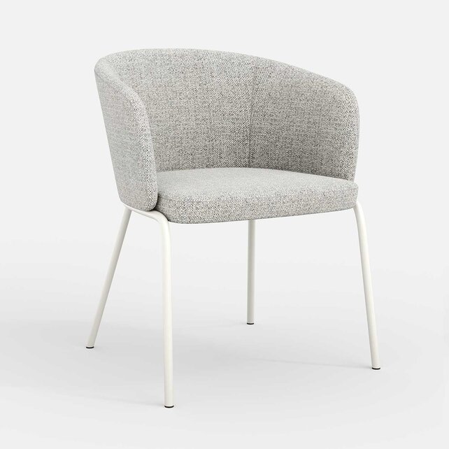 Vergaderstoel Leaf | wit frame