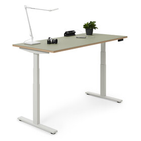 Zit-sta bureau Flow Linoleum