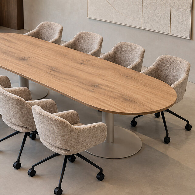 Vergadertafel Lab Ovaal 8-10 personen