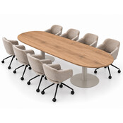 Vergadertafel Lab Ovaal 8-10 personen