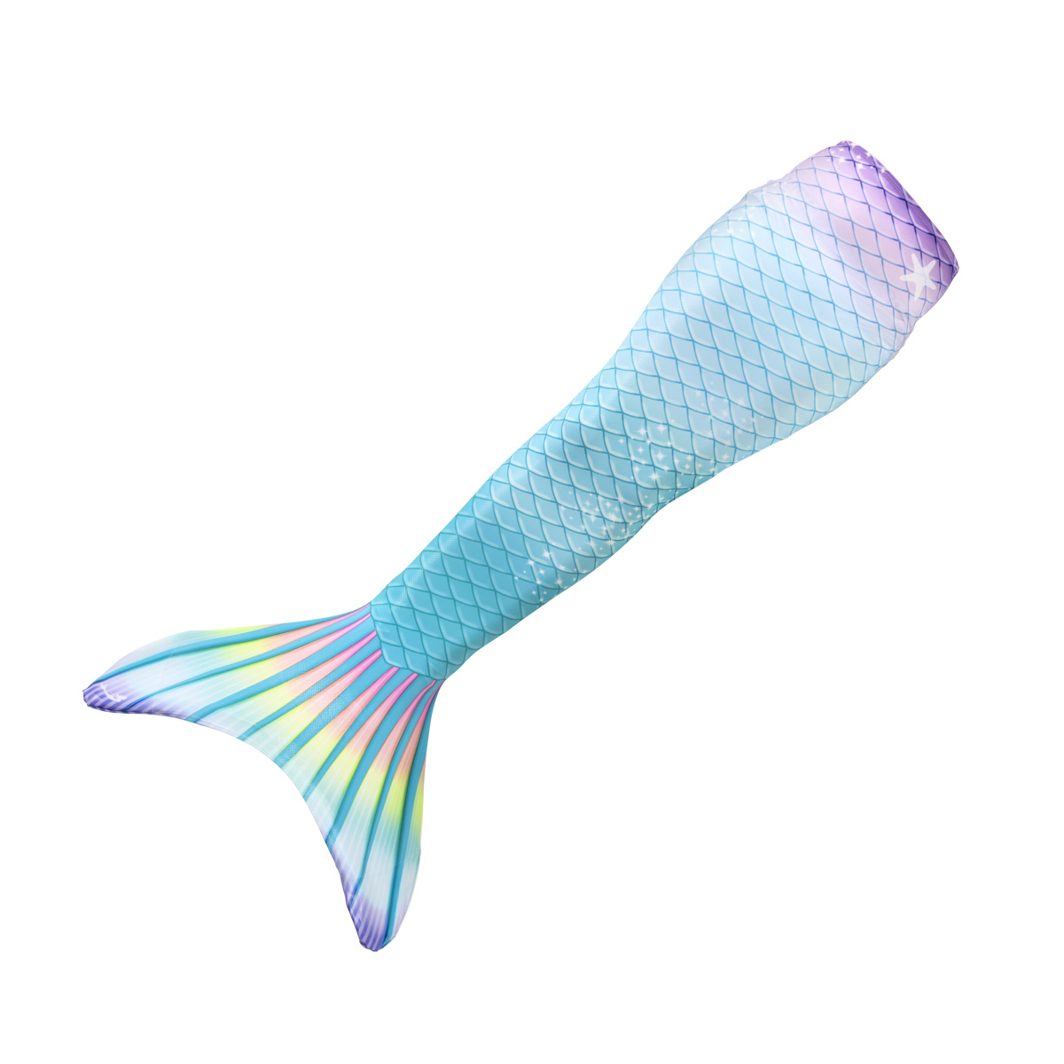 Pastel kleuren Zeemeermin staart om mee te zwemmen