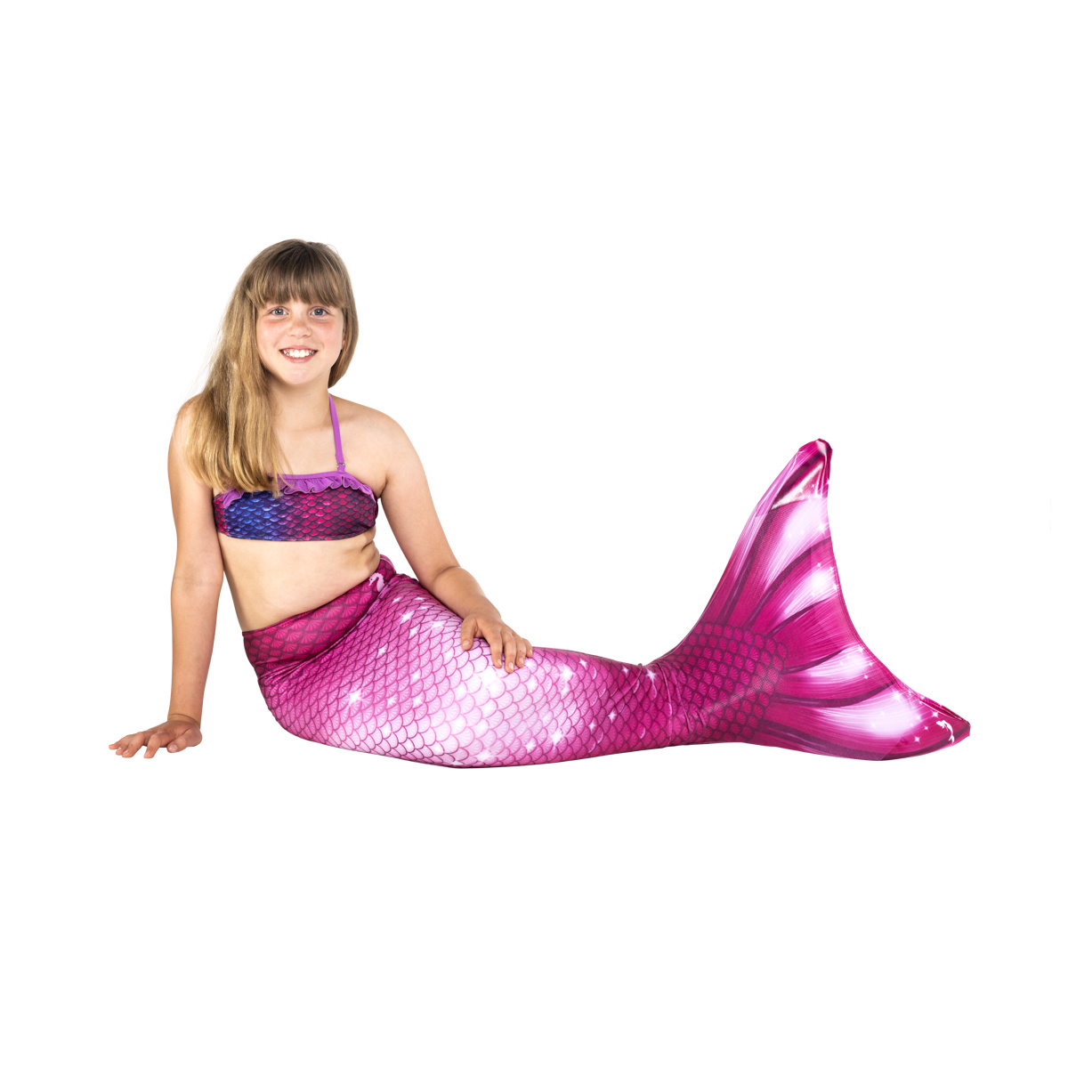 mermaid tails for kids pink