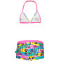 Just Beach Bikini met shorts (tropical palms)