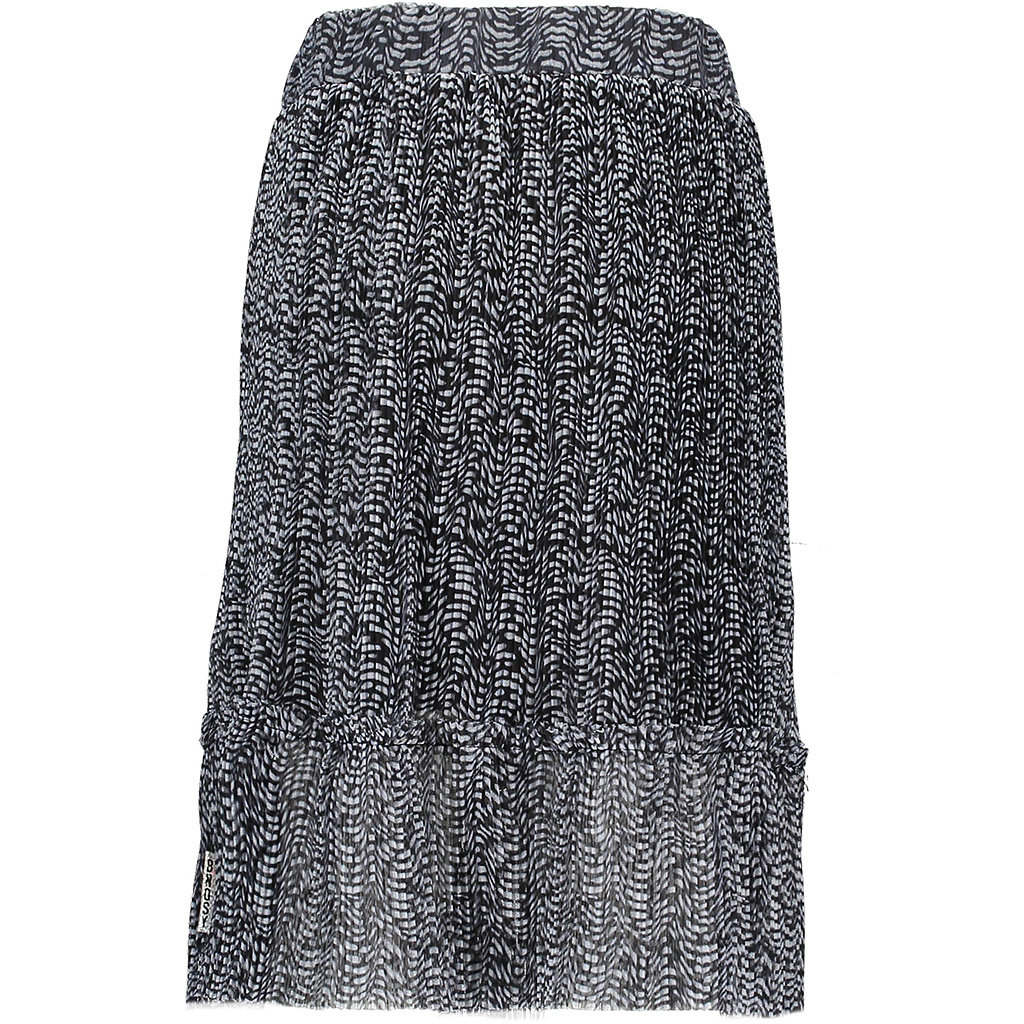 Rok plisse (banana black/white)
