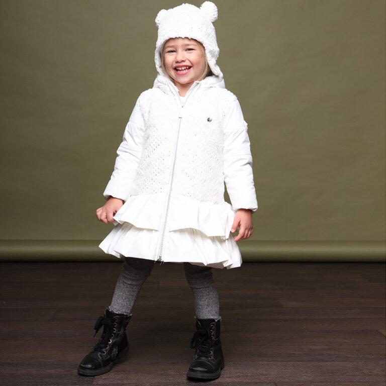 Baby muts fake fur Romy (off-white)