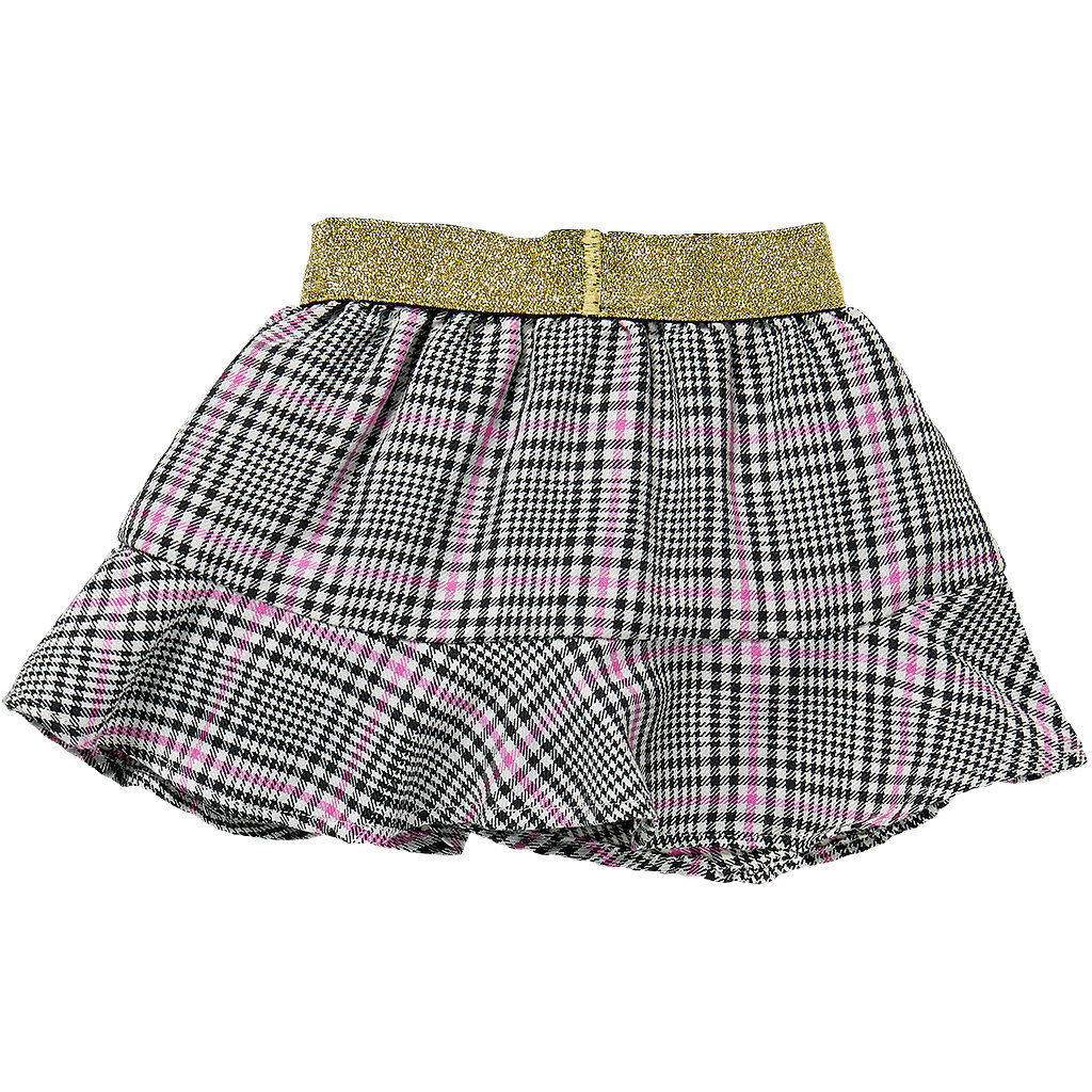 Rokje Lizette (pink candy check)