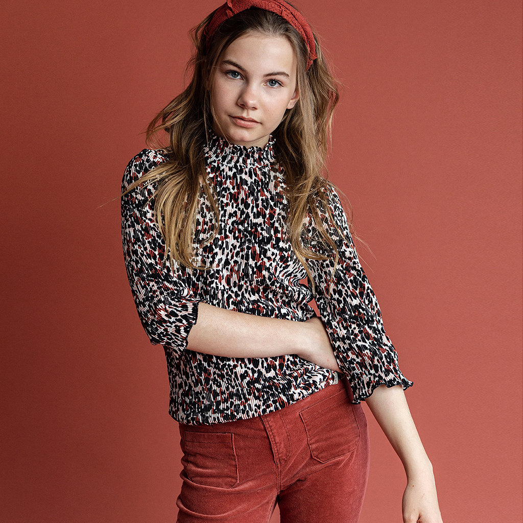 Top plisse (camo leopard)