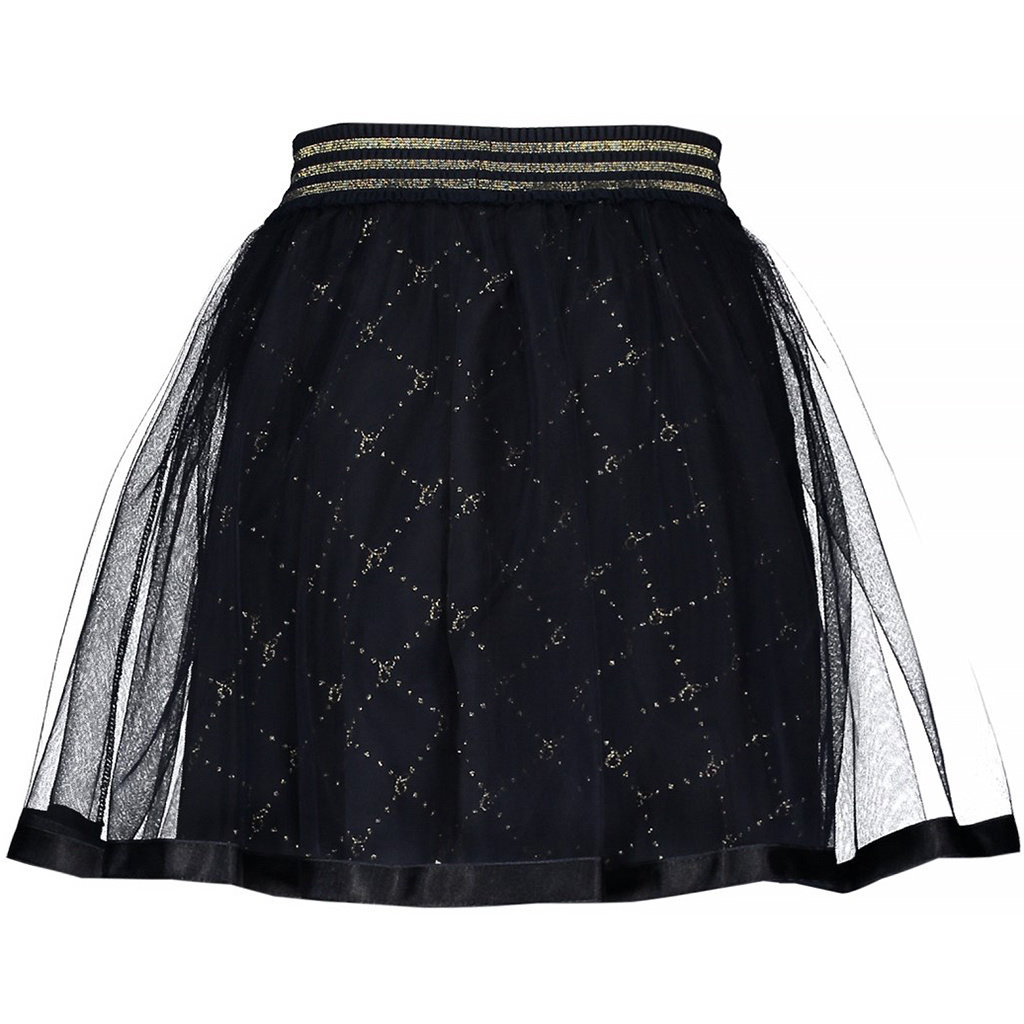 Rokje Taylor logo check petticoat (blue navy)