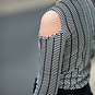 B.Nosy Sportieve top (chevron)