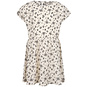 Daily7 Jurk plisse flower (off-white)