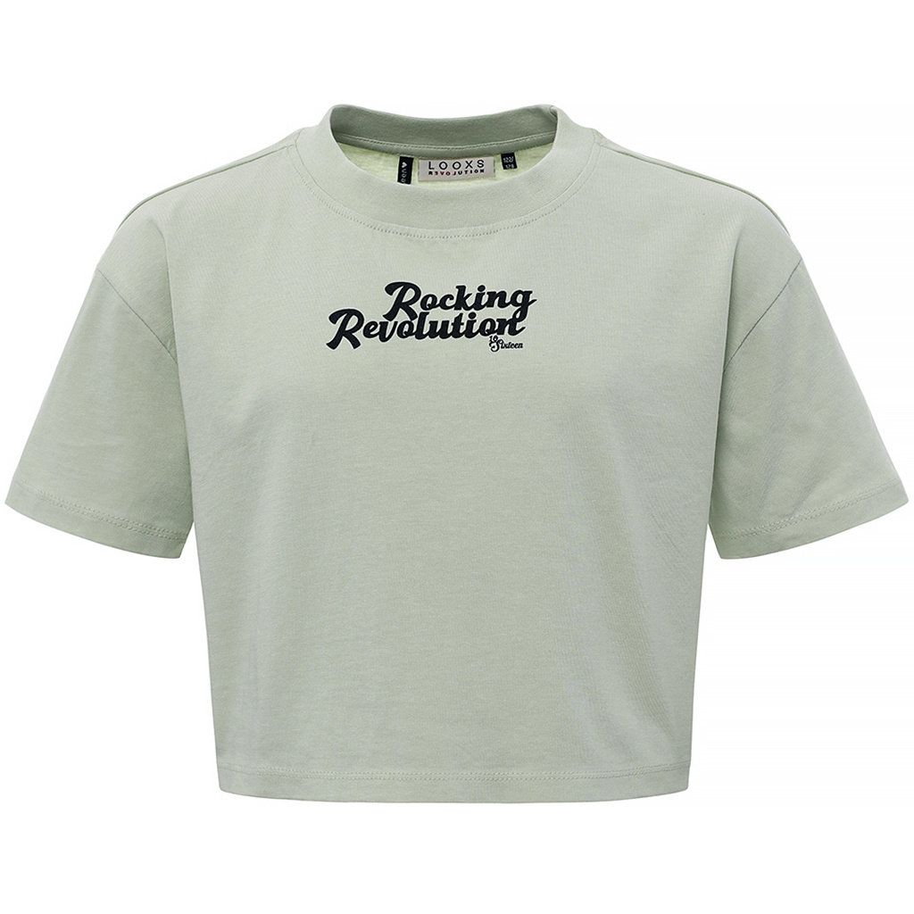 T-shirt cropped (pistach)
