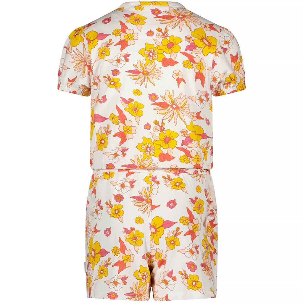 Jurk Flower (hot coral)