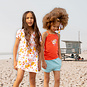 Moodstreet Jurk Flower (hot coral)