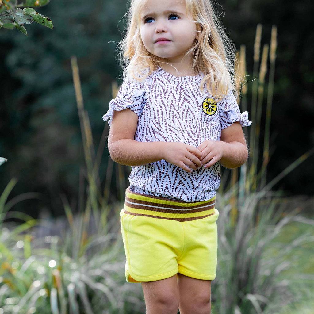 Kort broekje Nuria (yellow bright)