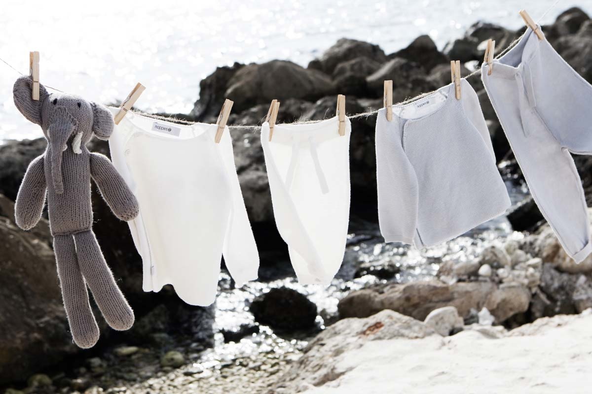 Babykleding wassen