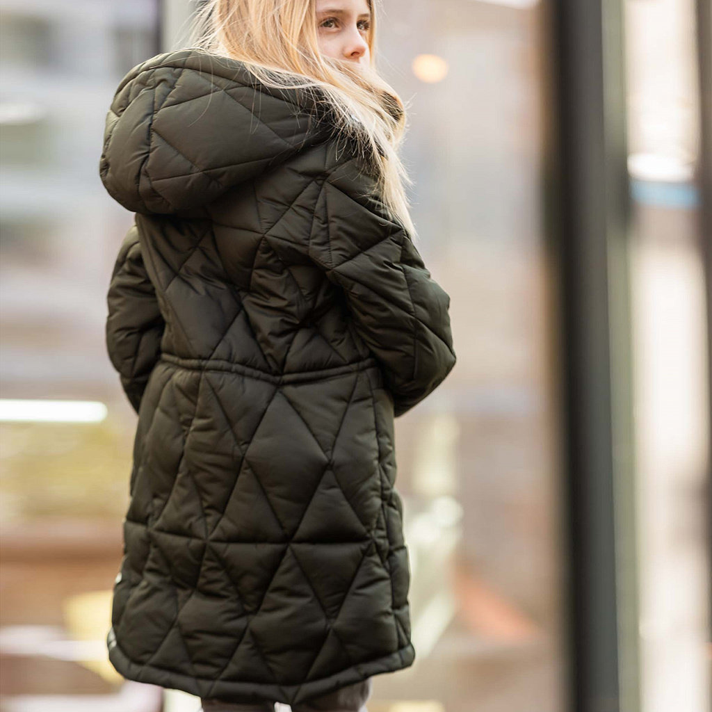 Winterjas Rachel Grey Dark