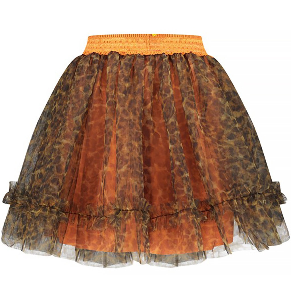 Rokje leopard tille petticoat Taylor (chestnut)
