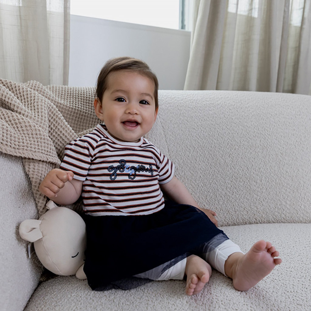 Jurkje met legging Dot (white)