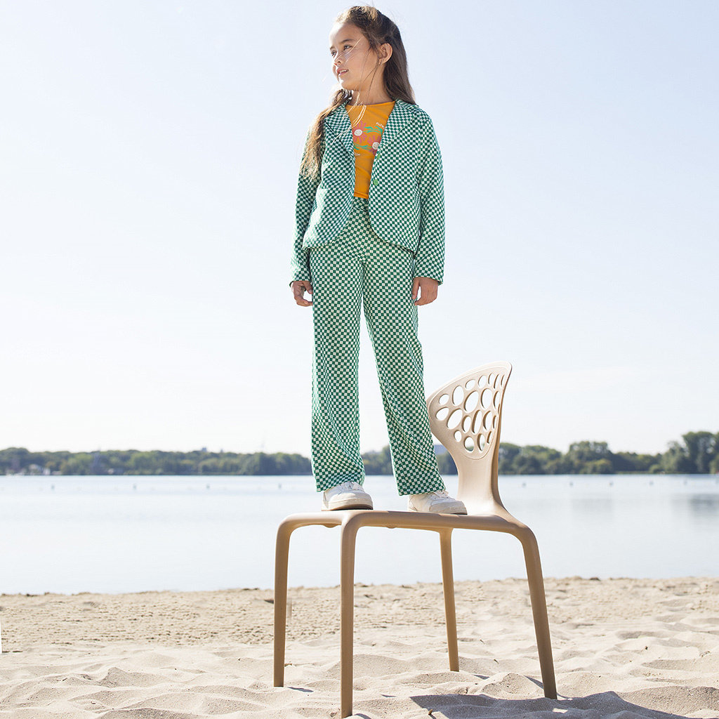 Blazer check jacquard (spring green)