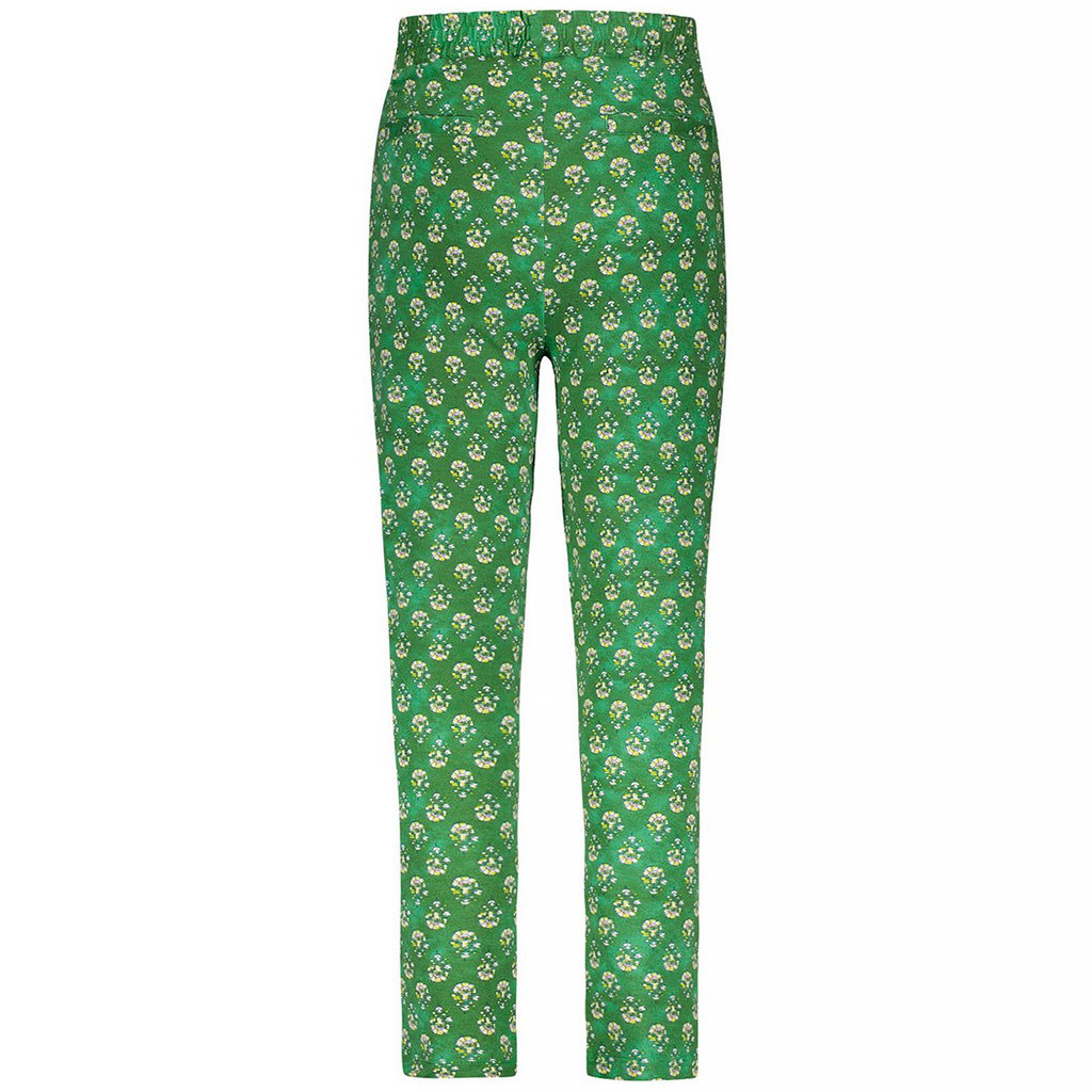 Broek crepe (green flower)